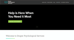 Desktop Screenshot of draperpsych.com